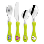 Set di Posate Amefa Enfant in Metallo Bicolore