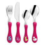 Set di Posate Amefa Enfant in Metallo Bicolore