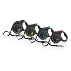Guinzaglio per Cani Flexi BLACK DESIGN 5 m Blu Taglia M
