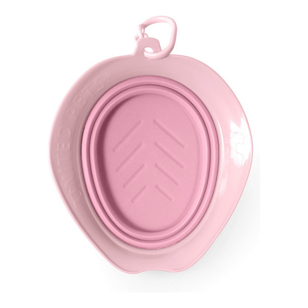 Dispenser d’Acqua United Pets Leaf Portatile Rosa
