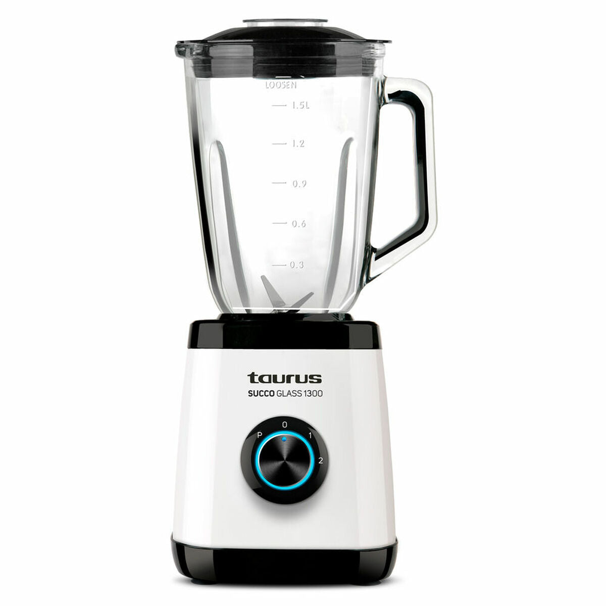Frullatore a bicchiere Taurus SUCCO GLASS 1,5 L Bianco 1000 W