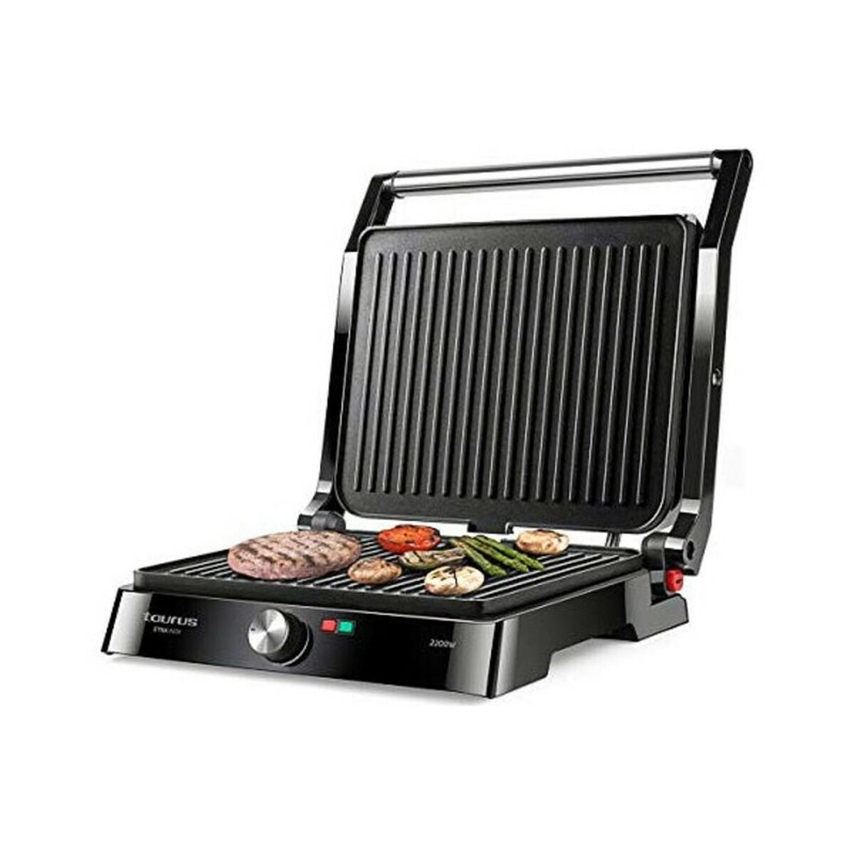 Grill Taurus Etna Inox 2200W Nero 2200 W
