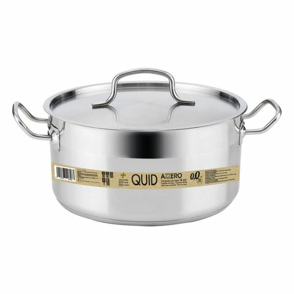 Casseruola con coperchio Quid Azzero in acciaio inox