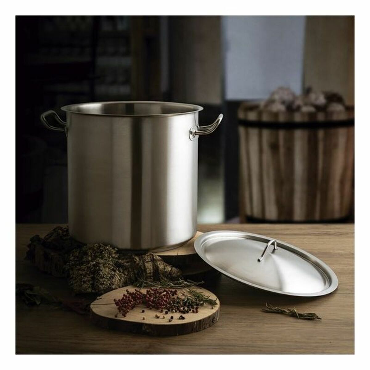 Casseruola con coperchio Quid Professional Koncept in acciaio inox 18/10