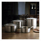 Casseruola con coperchio Quid Professional Koncept in acciaio inox 18/10