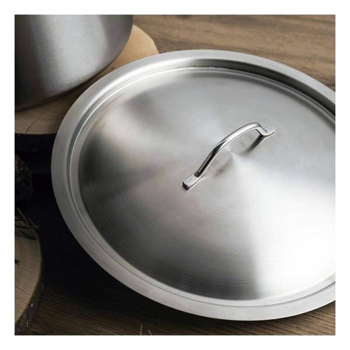 Casseruola con coperchio Quid Professional Koncept in acciaio inox 18/10