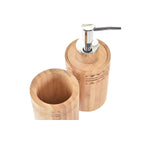 Set da Bagno DKD Home Decor Naturale Bambù 6,8 x 7,5 x 18 cm