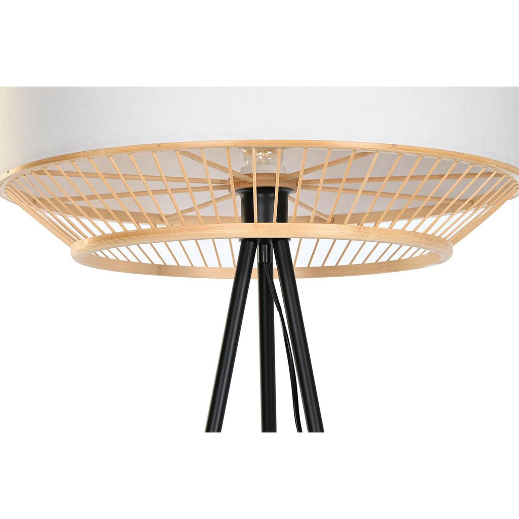 Lampada da Terra DKD Home Decor Nera Metallo Bambù 50 W 220 V (50 x 50 x 163 cm)