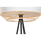 Lampada da Terra DKD Home Decor Nera Metallo Bambù 50 W 220 V (50 x 50 x 163 cm)
