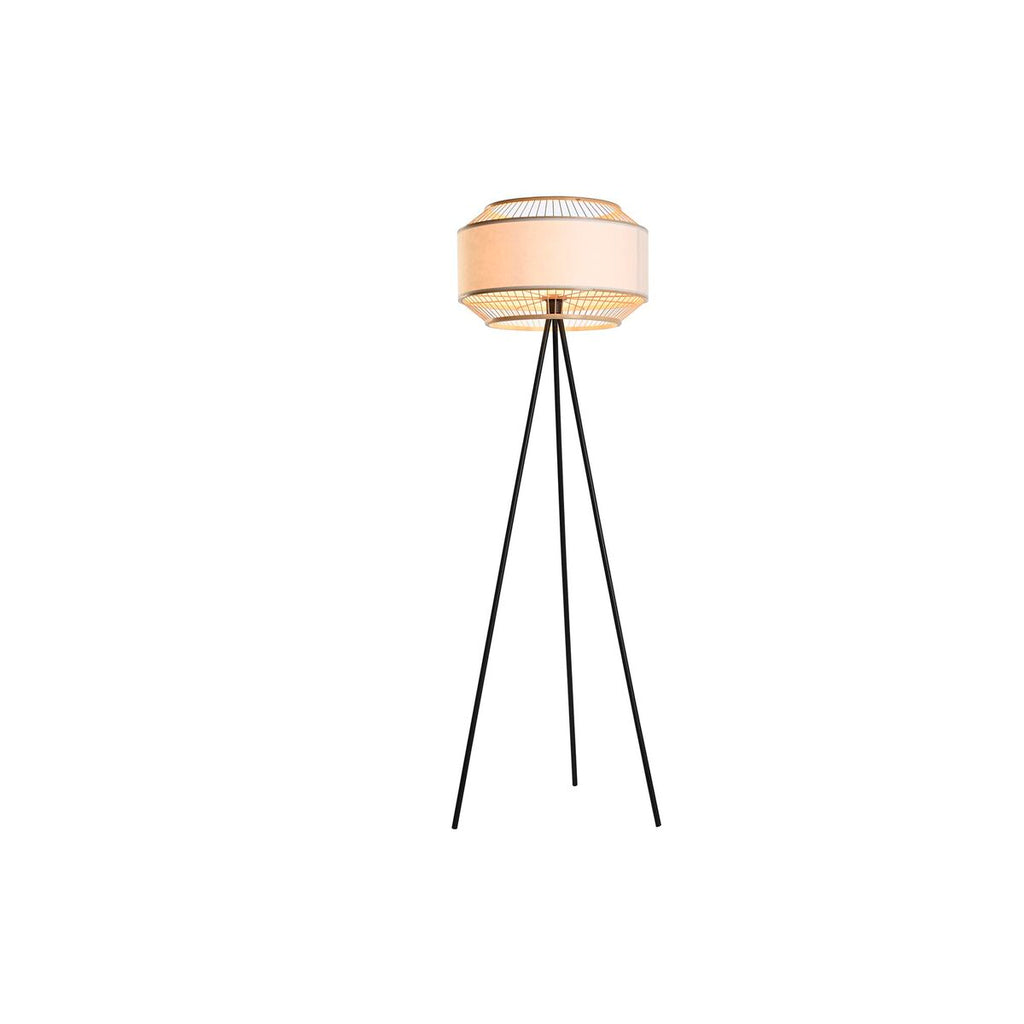 Lampada da Terra DKD Home Decor Nera Metallo Bambù 50 W 220 V (50 x 50 x 163 cm)