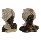 Figura Decorativa DKD Home Decor 32 x 22,5 x 35 cm Donna Africana (2 Unità)