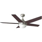 Ventilatore da Soffitto con Luce EDM Nero Wengé 60 W Ø 132 cm
