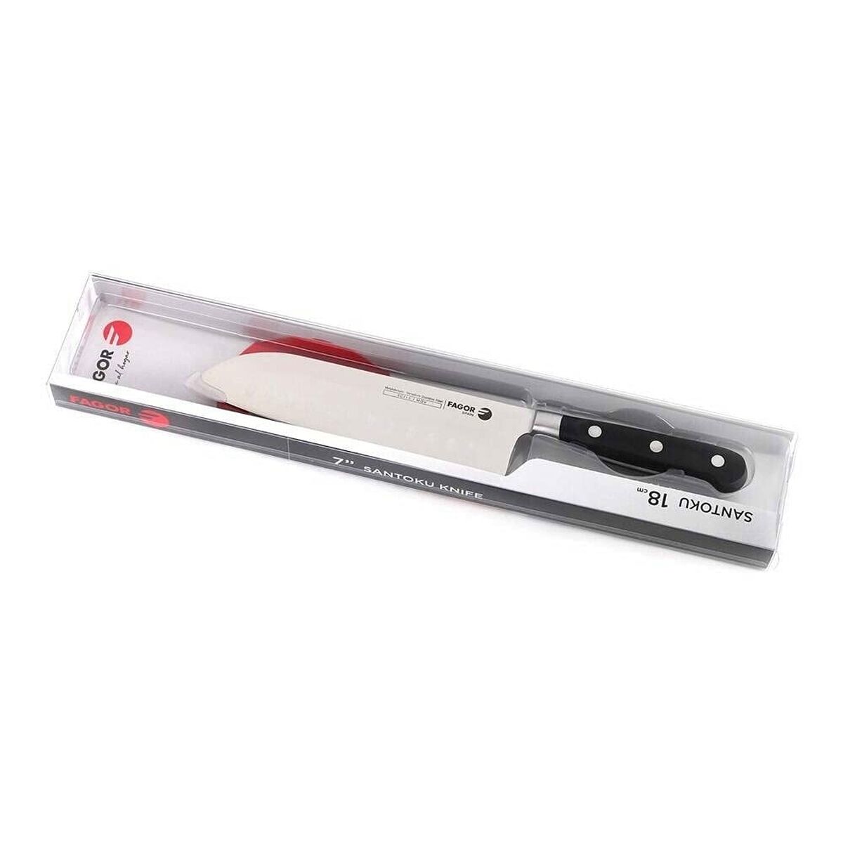 Coltello Santoku FAGOR Couper in acciaio inox (18 cm)
