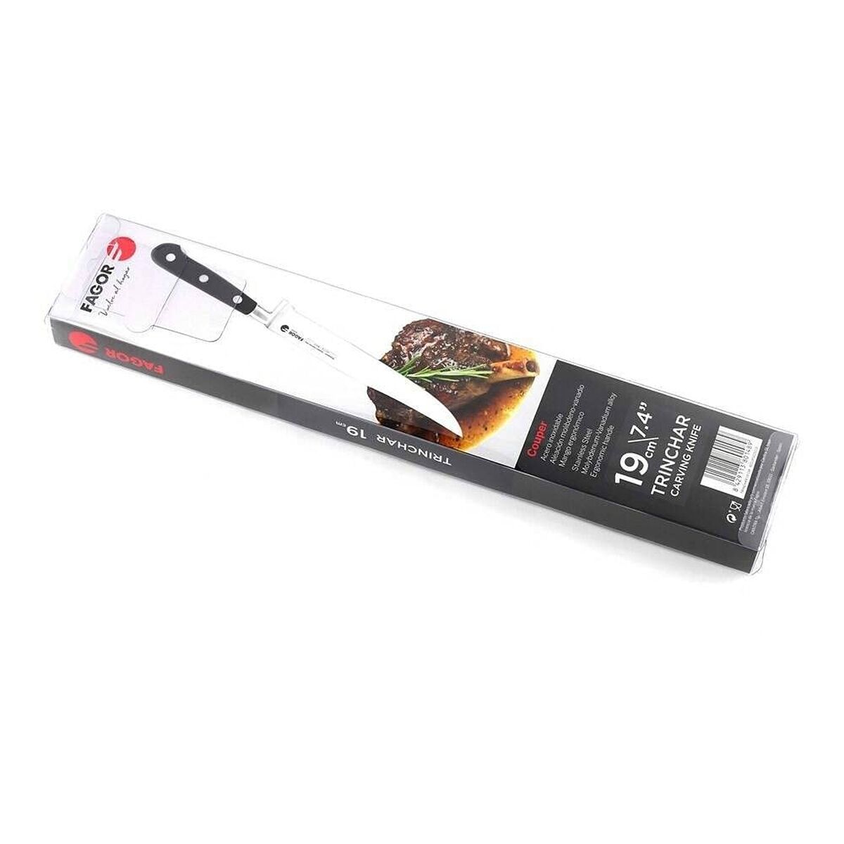 Coltello da intaglio FAGOR Couper in acciaio inox (19 cm)