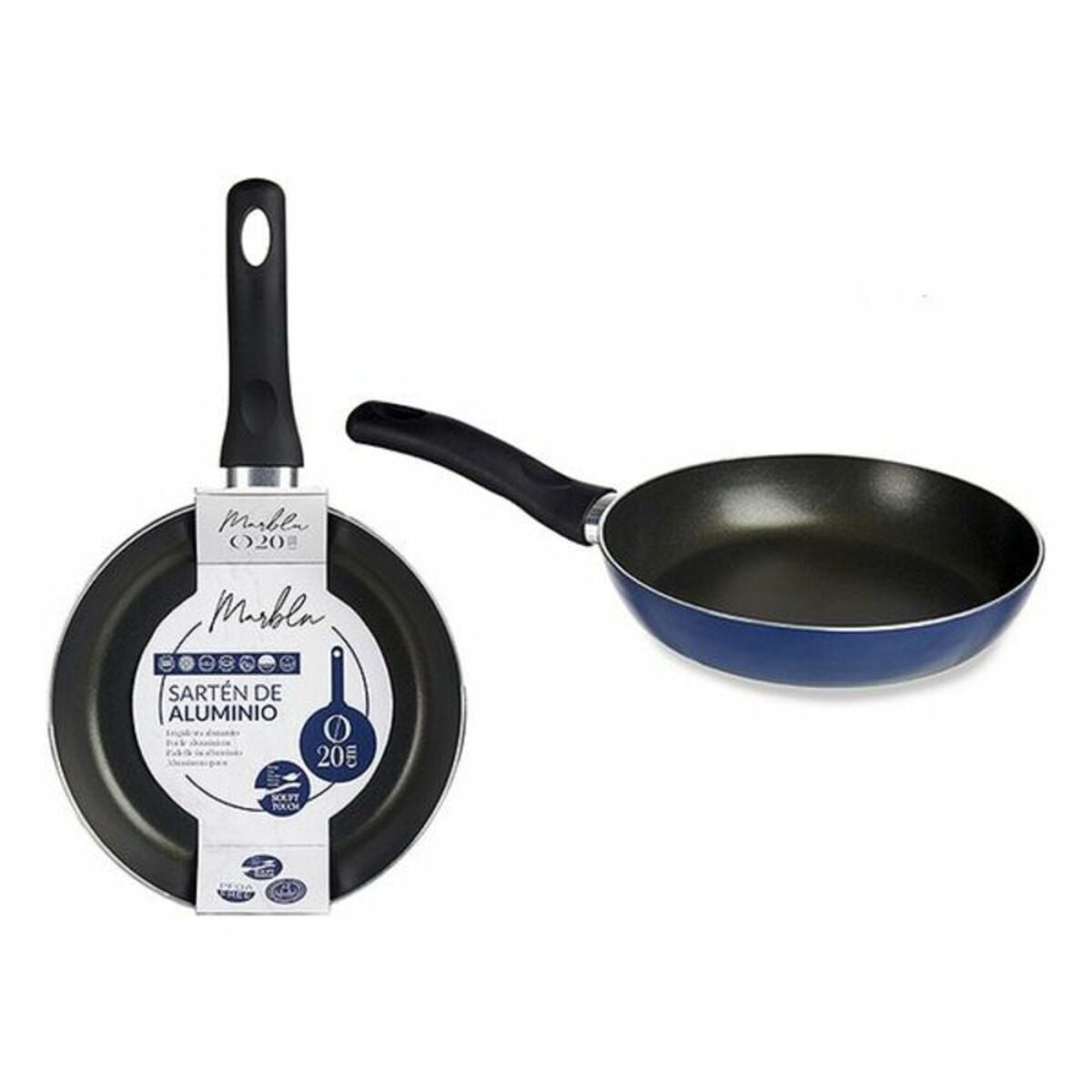Padella Marbla Blu in alluminio