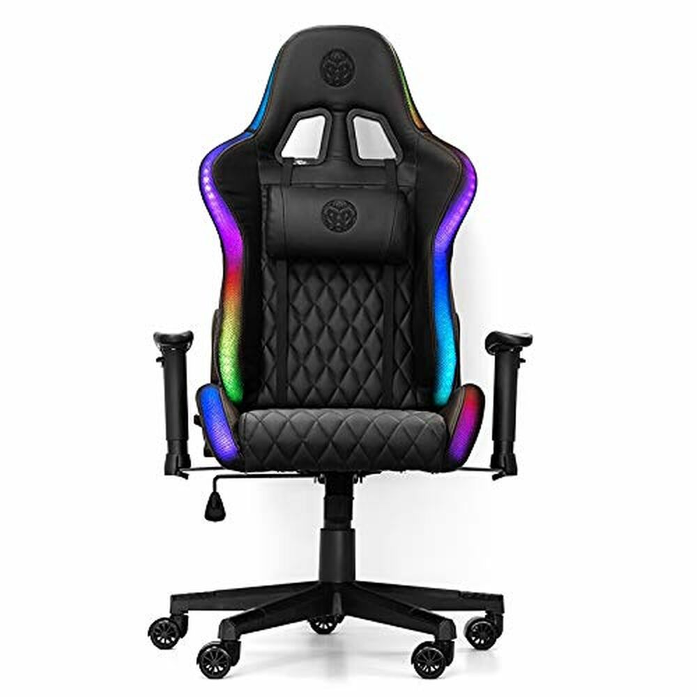 Sedia da Gaming Onaji IGG316511 RGB Nera
