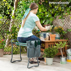 Sedile da Giardino Pieghevole 3-in-1 con Borsa per Attrezzi InnovaGoods Situl