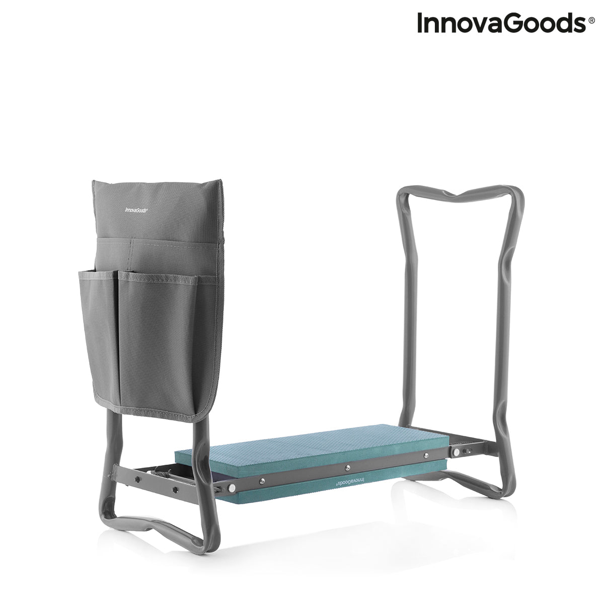 Sedile da Giardino Pieghevole 3-in-1 con Borsa per Attrezzi InnovaGoods Situl