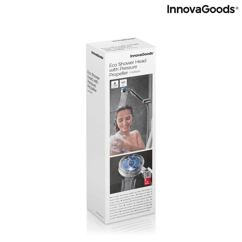 Doccia Ecologica con Elica a Pressione e Filtro Purificante Heliwer