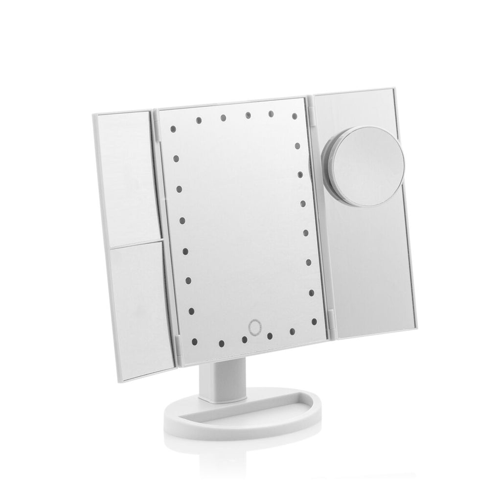Specchio Ingranditore con LED 4-in-1 InnovaGoods Ledflect