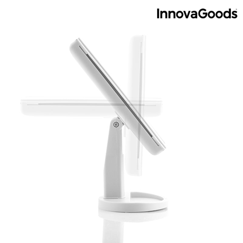Specchio Ingranditore con LED 4-in-1 InnovaGoods Ledflect