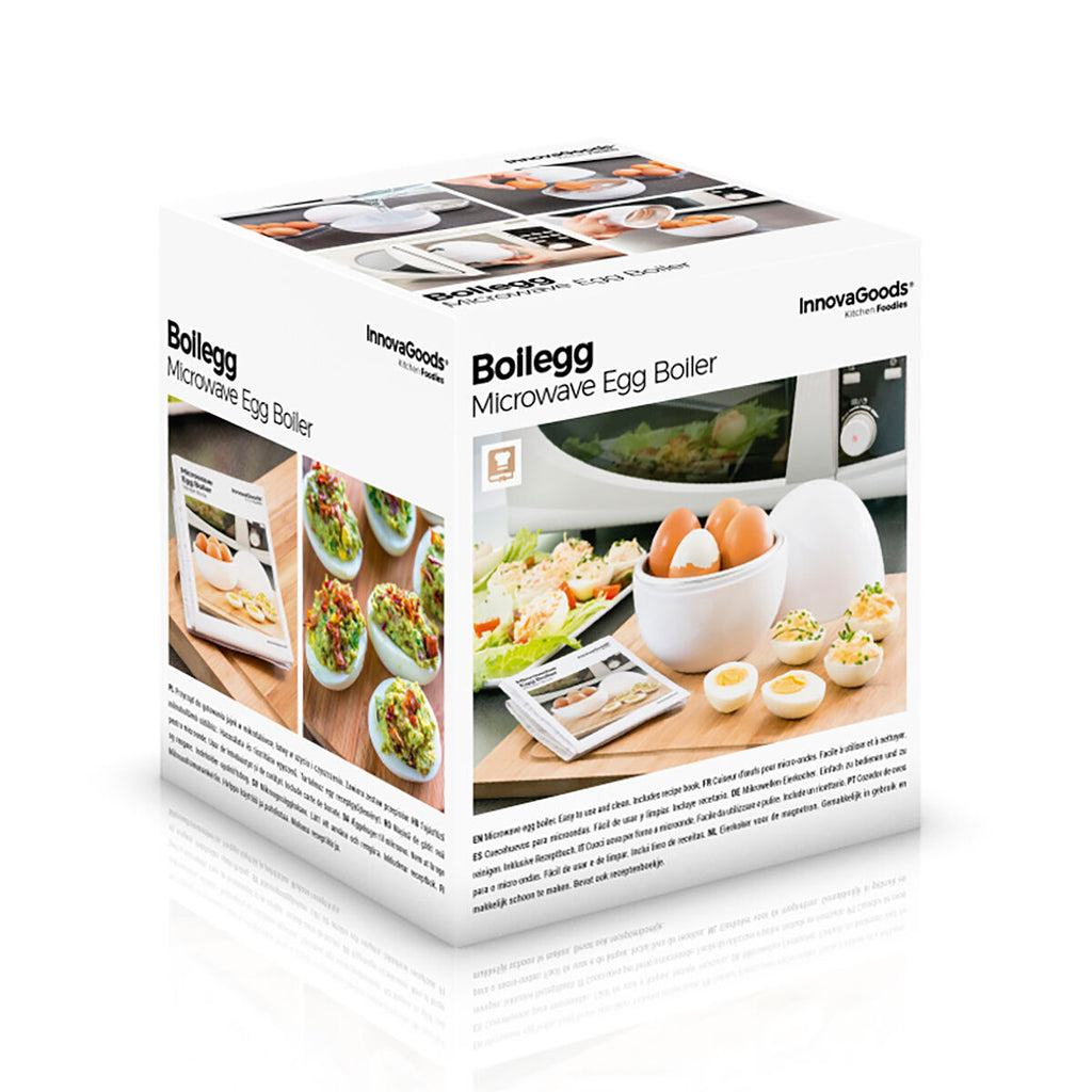 Cuociuova per microonde con ricettario Boilegg InnovaGoods