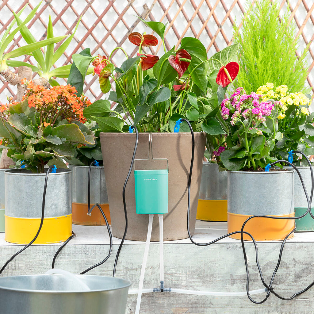 Sistema Automatico di Irrigazione a Goccia per Vasi Regott InnovaGoods