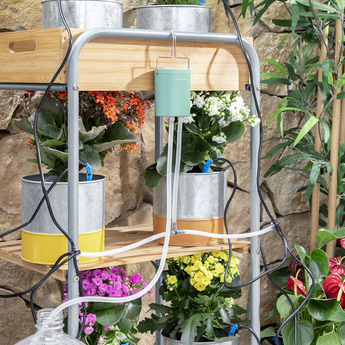 Sistema Automatico di Irrigazione a Goccia per Vasi Regott InnovaGoods