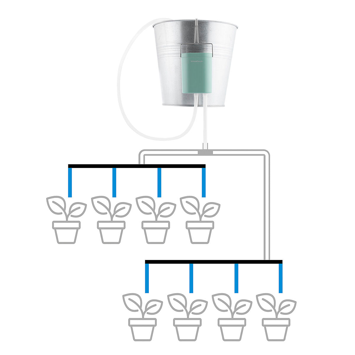 Sistema Automatico di Irrigazione a Goccia per Vasi Regott InnovaGoods