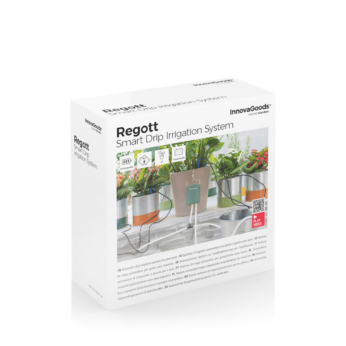 Sistema Automatico di Irrigazione a Goccia per Vasi Regott InnovaGoods
