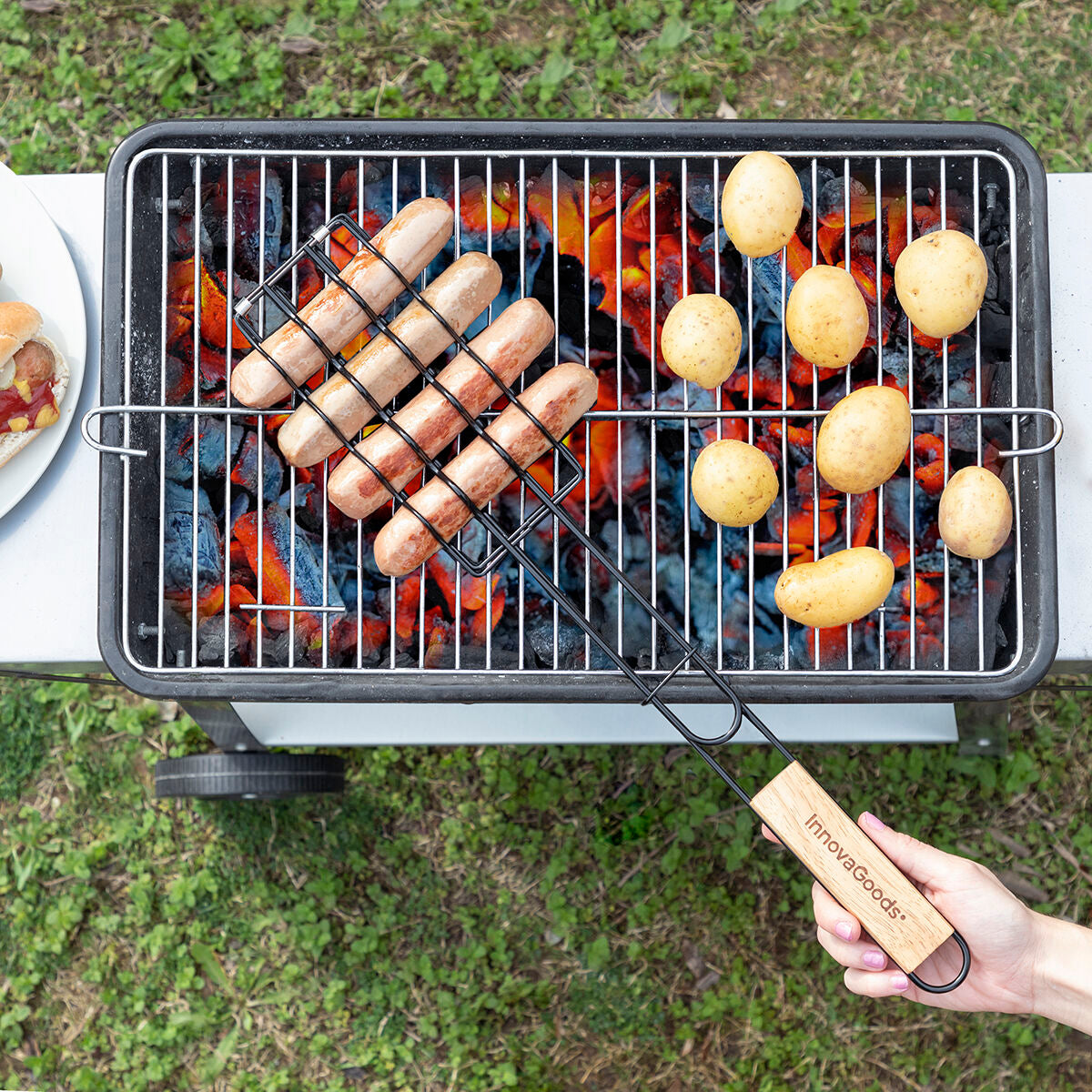 Griglia Barbecue per Salsicce Sosket InnovaGoods