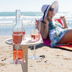 Tavolino Pieghevole e Portatile per Vino da Esterno Winnek InnovaGoods