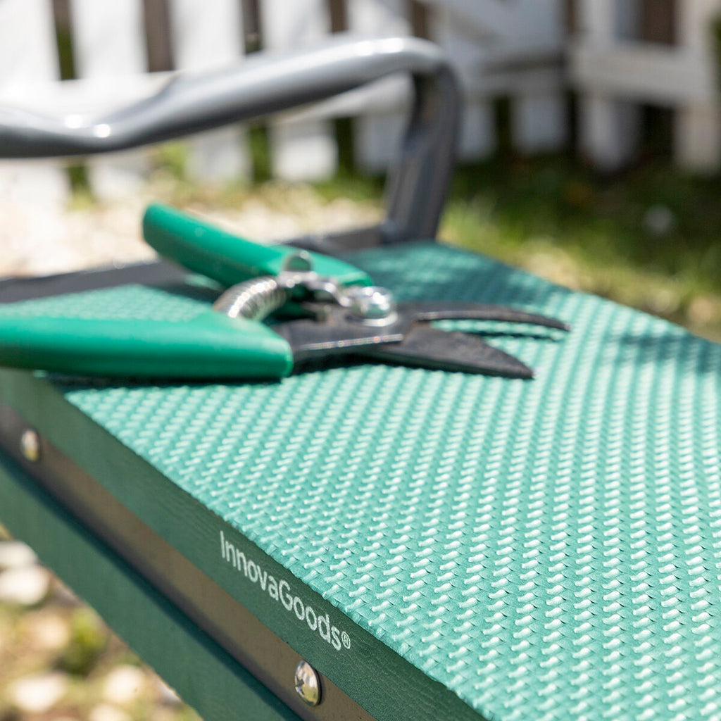Sedile da Giardino Pieghevole 3-in-1 con Borsa per Attrezzi InnovaGoods Situl