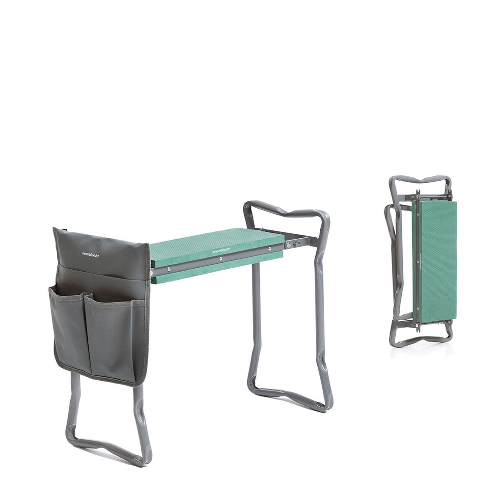 Sedile da Giardino Pieghevole 3-in-1 con Borsa per Attrezzi InnovaGoods Situl