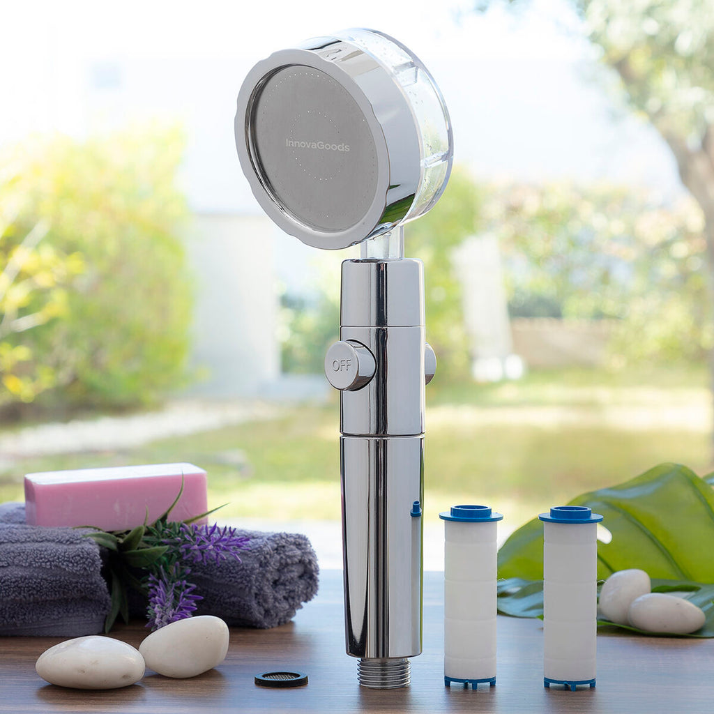 Doccia Ecologica con Elica a Pressione e Filtro Purificante Heliwer