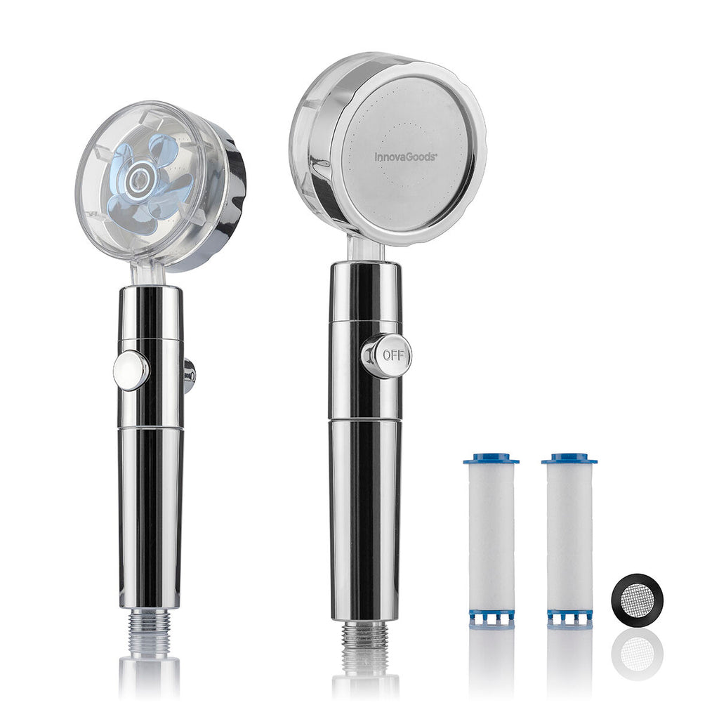 Doccia Ecologica con Elica a Pressione e Filtro Purificante Heliwer