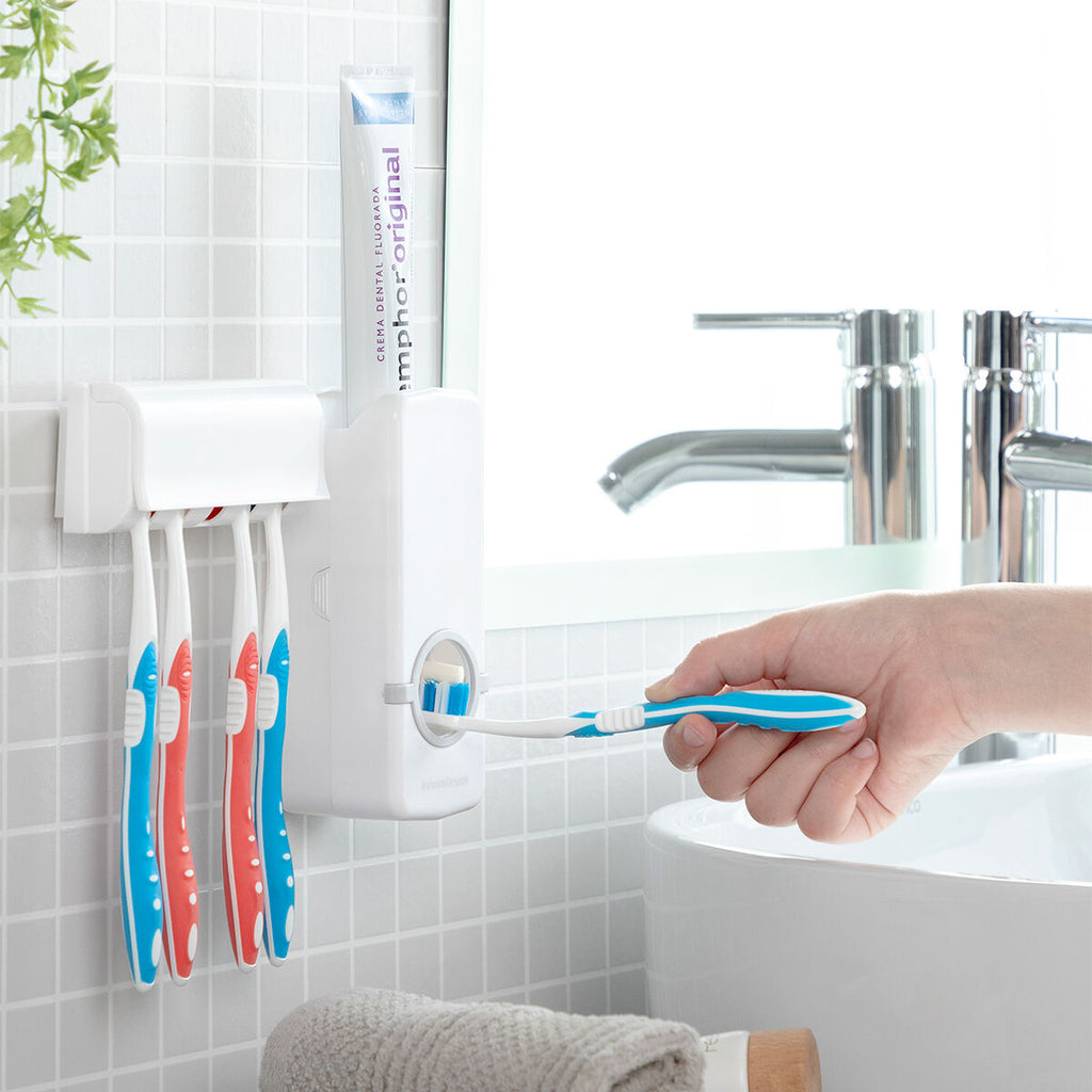 Dispenser e Portaspazzolini per Dentifricio InnovaGoods Diseeth