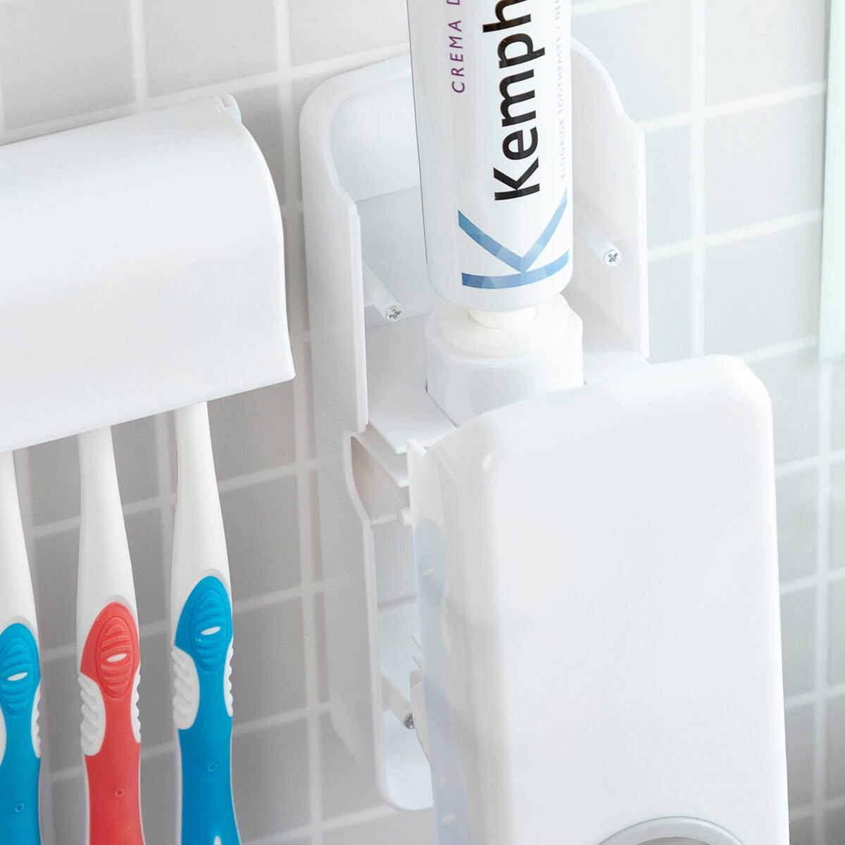 Dispenser e Portaspazzolini per Dentifricio InnovaGoods Diseeth